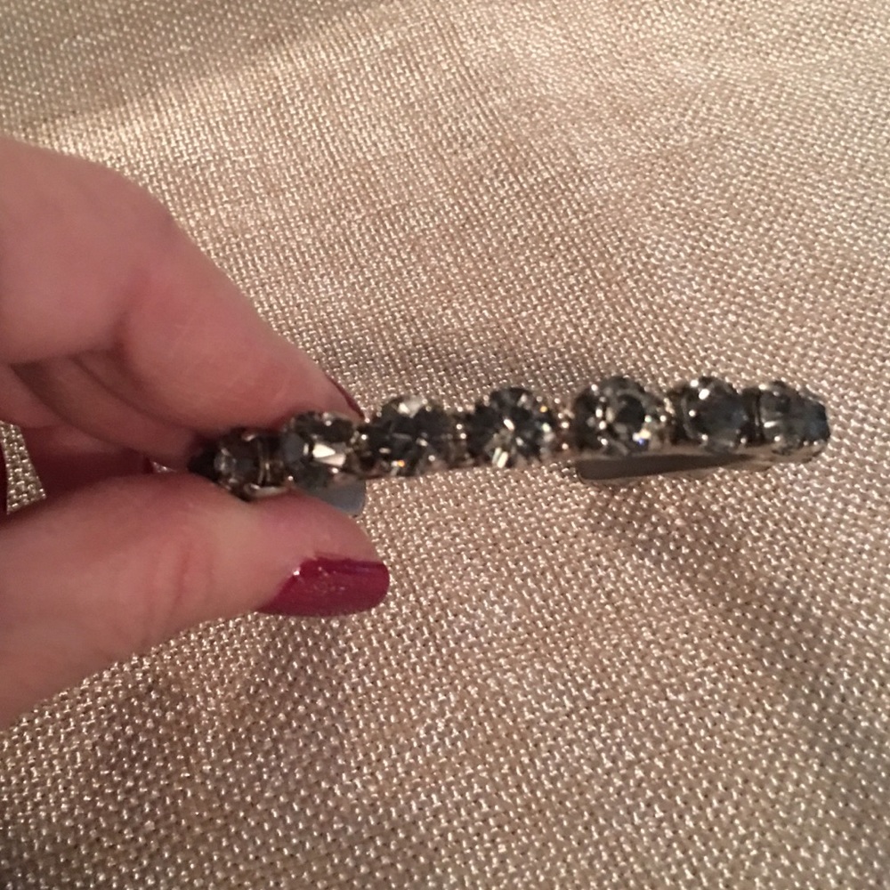 Sorrelli Clear Crystal Stretch Bracelet with Silver Tone